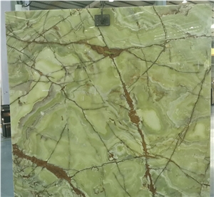 Building Material Natural Luxury Green Onyx Slabs