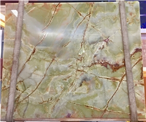Building Material Natural Luxury Green Onyx Slabs