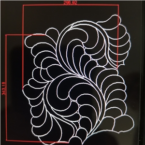 Calacatta Borghini Marble Flower Mosaic Pattern
