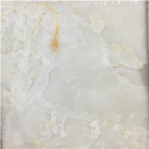 Translucent Iran Snow White Onyx Slab Price