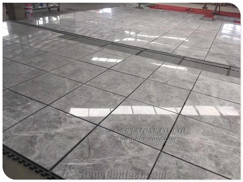 Tundra Grey Marble Light Grey Marble Slab Flooring