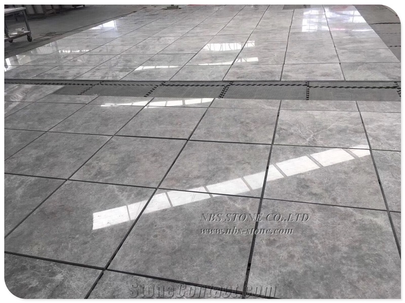 Tundra Grey Marble Light Grey Marble Slab Flooring