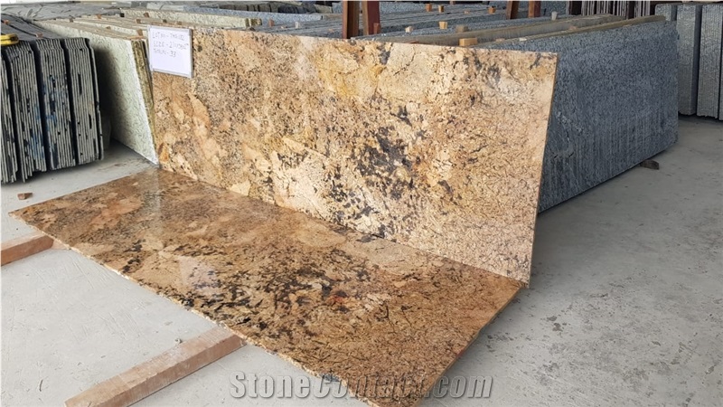 Alaska Gold Granite Slabs