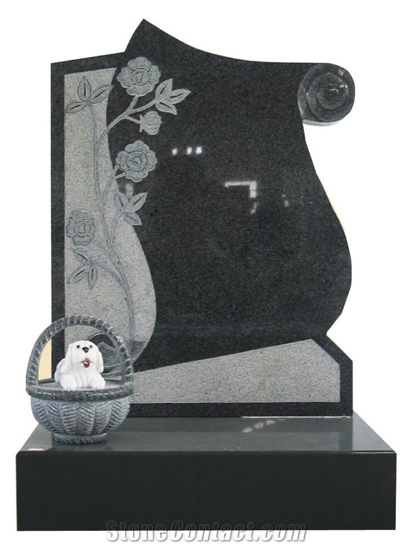 Black Granite Monument & Tombstone & Headstone