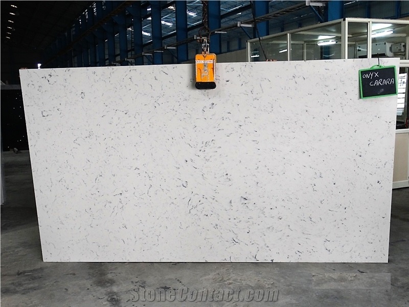 White Carara Stone Slabs