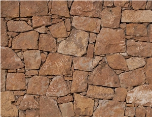 Terra Coral Irregular Wall Stone, Building Stone