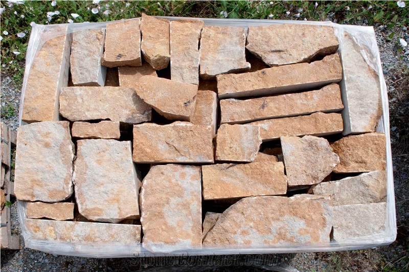 Terra Coral Irregular Wall Stone, Building Stone