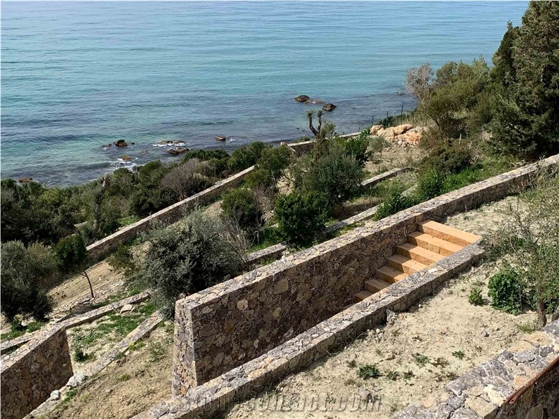 Terra Coral Solid Steps, Block Steps