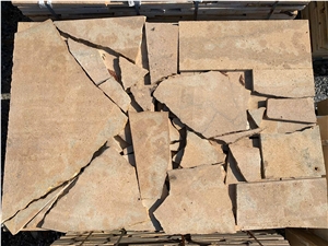 Terra Coral Walkway Pavement,Outdoor Irregular Stone,Extrior Paving