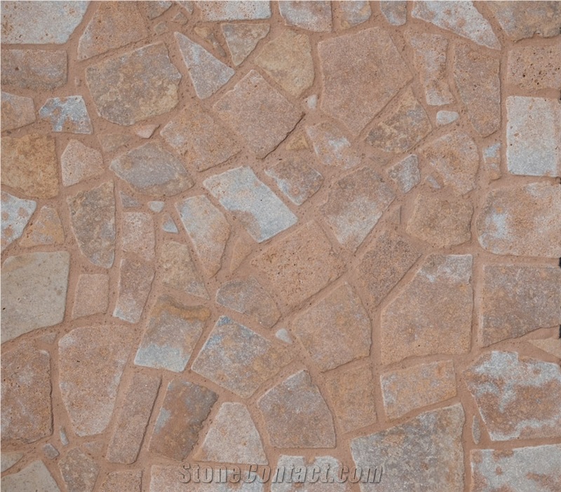 Terra Coral Walkway Pavement,Outdoor Irregular Stone,Extrior Paving
