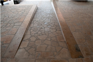 Terra Coral Walkway Pavement,Outdoor Irregular Stone,Extrior Paving