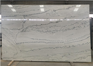 White Macaubas Quartzite Slabs Floor Wall