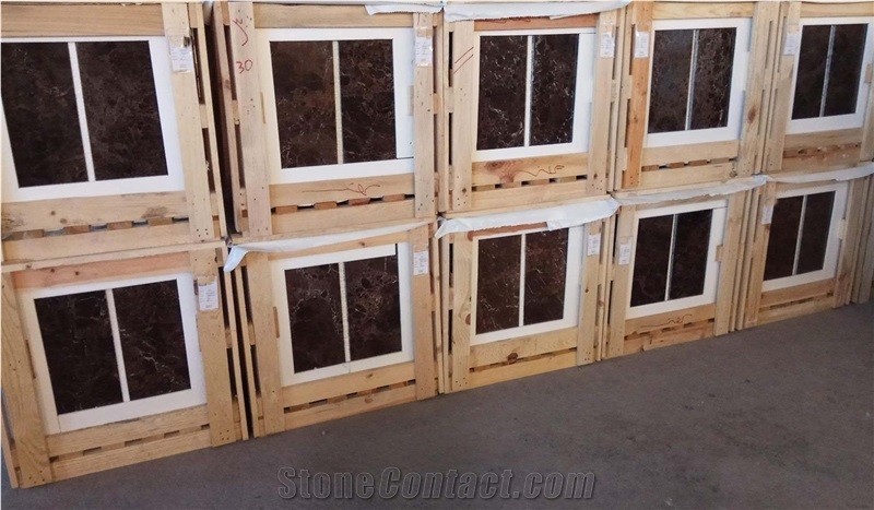 Emperador Dark Gold Marble Slabs