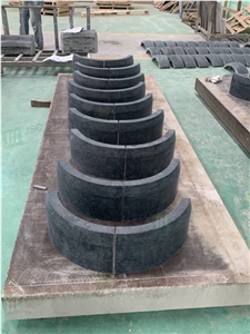 Angkor Black Granite Hollow Round Column Cladding