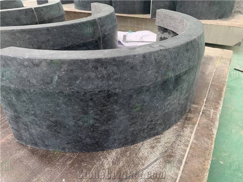 Angkor Black Granite Hollow Round Column Cladding