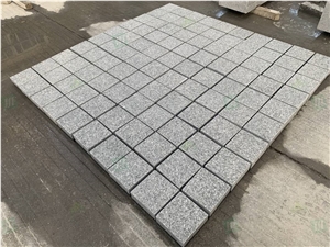 G343 Dark Grey Granite Cube Stone Pavers