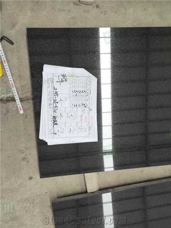 New Zimbabwe Black Granite Floor Tiles