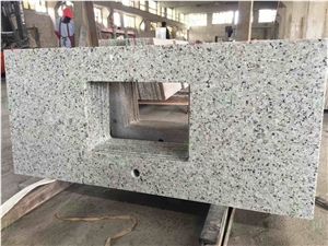 Prefab Bala White Granite Kitchen Countertop