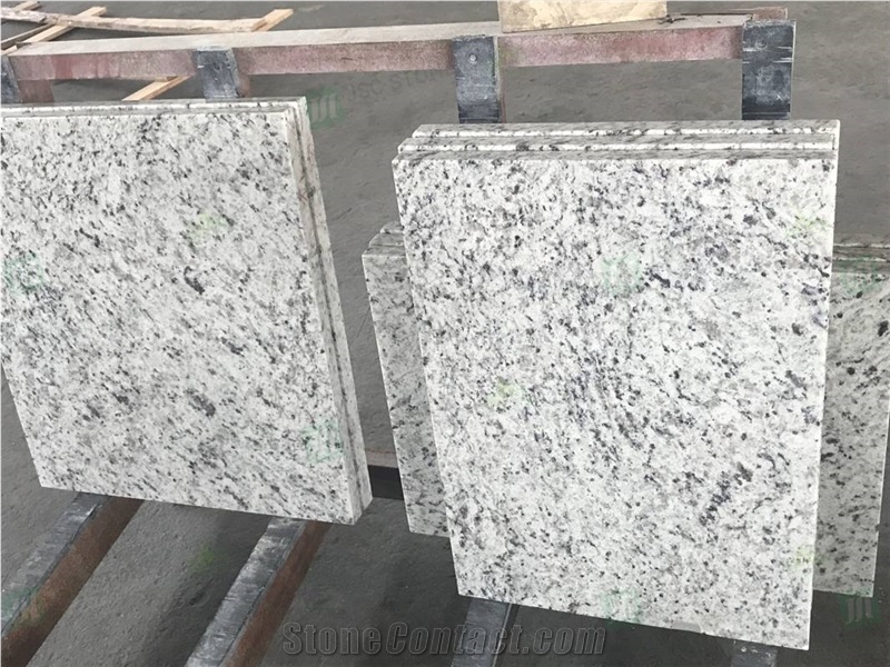 Prefabricated White Rose Granite Countertop