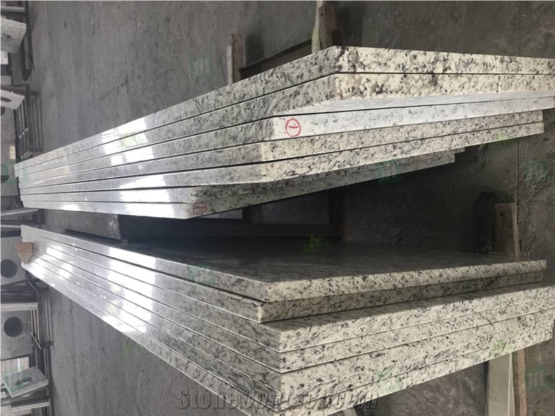 Prefabricated White Rose Granite Countertop