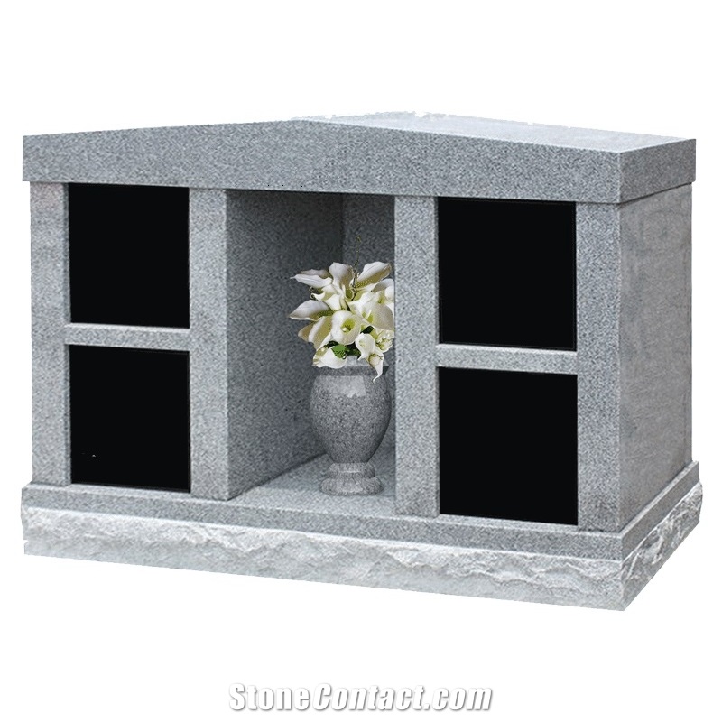Haobo Granite 4 Niche Columbarium with Alcove