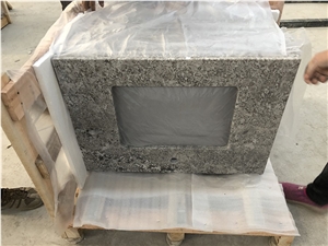 Grey Granite Bathroom Countertop and Vanity Top