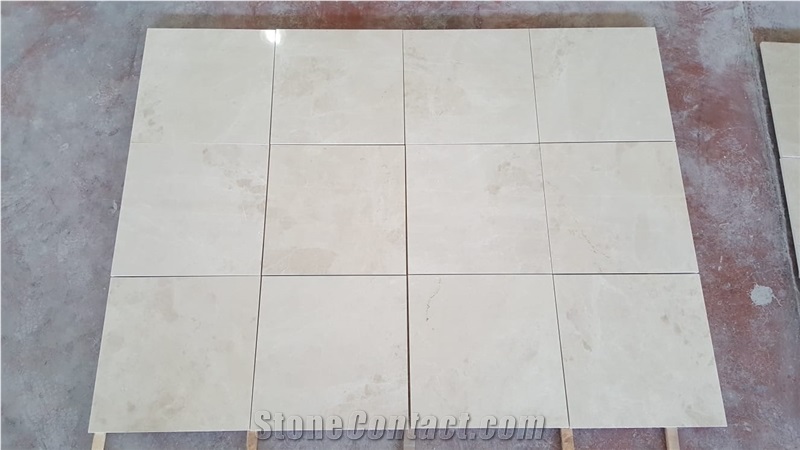 Cream Beige Marble Standart Tile,Burdur Cream