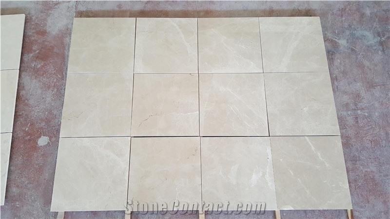 Cream Beige Marble Standart Tile,Burdur Cream