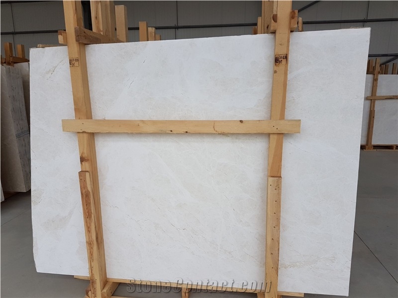 Snow White Marble Slabs, Moon White Marble Slabs, Vanilla Beige Marble