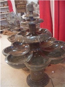 Fossilized Marble Fountain