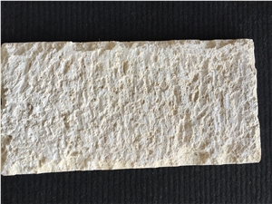 Bush Hammered White Coral Stone
