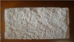 Bush Hammered White Coral Stone