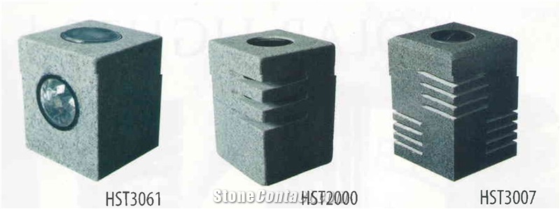 Granite Solar Light Outdoor Lamp Garden/Monument