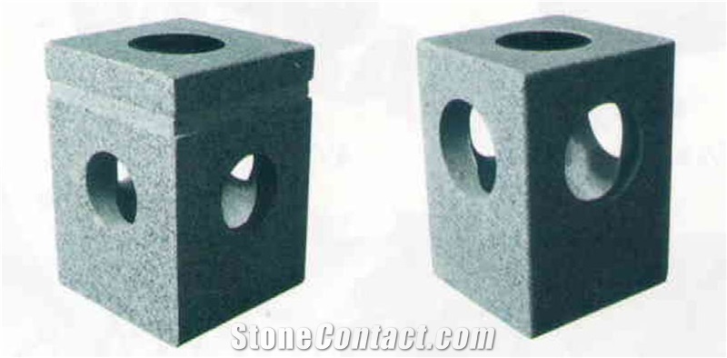 Granite Solar Light Outdoor Lamp Garden/Monument