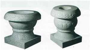 Polished Granite Garden Planter/Memorial Monument