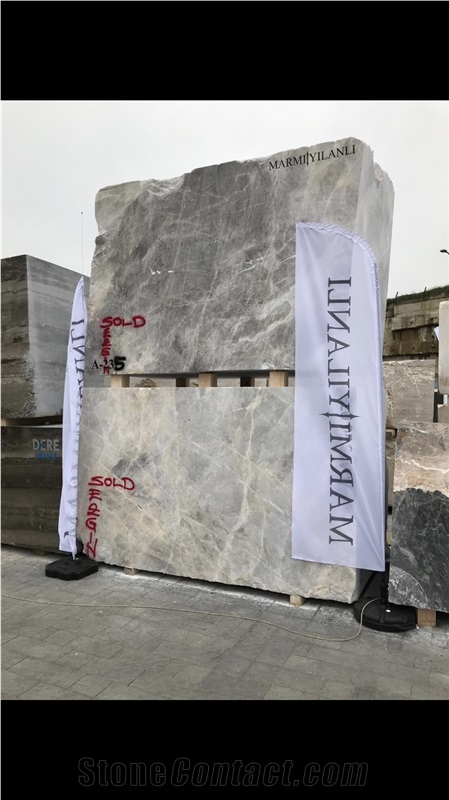 Blu De Savoy Marble Blocks, Turkey Grey Marble
