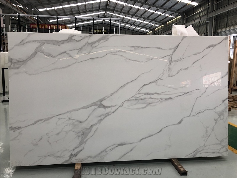 Artificial Stone Calatata White Nano Crystallized