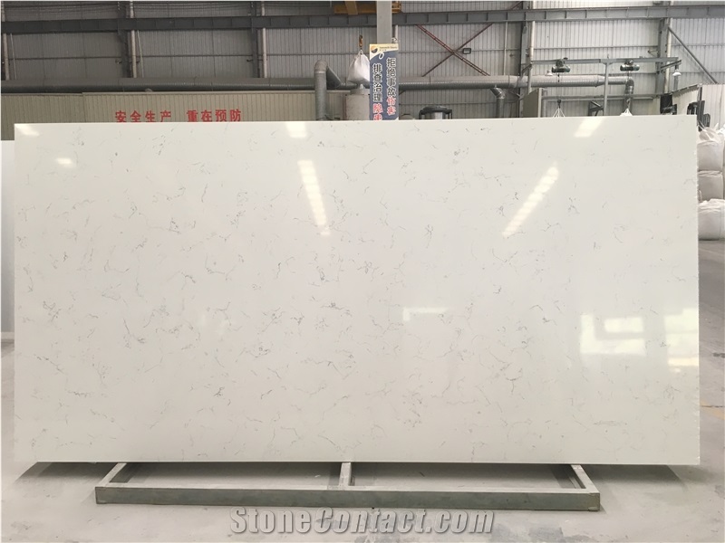 Biano Carrara Quartz Slabs,Tiles for Countertop