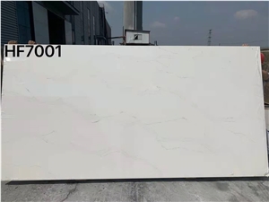 Calacatta White Quartz New from Qingdao Big Slabs