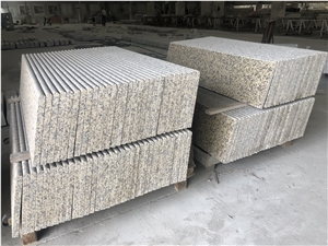 China Chrysanthemum Yellow Granite Slabs Tiles