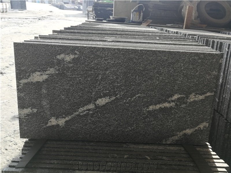 Snow Grey Granite Slabs Tiles