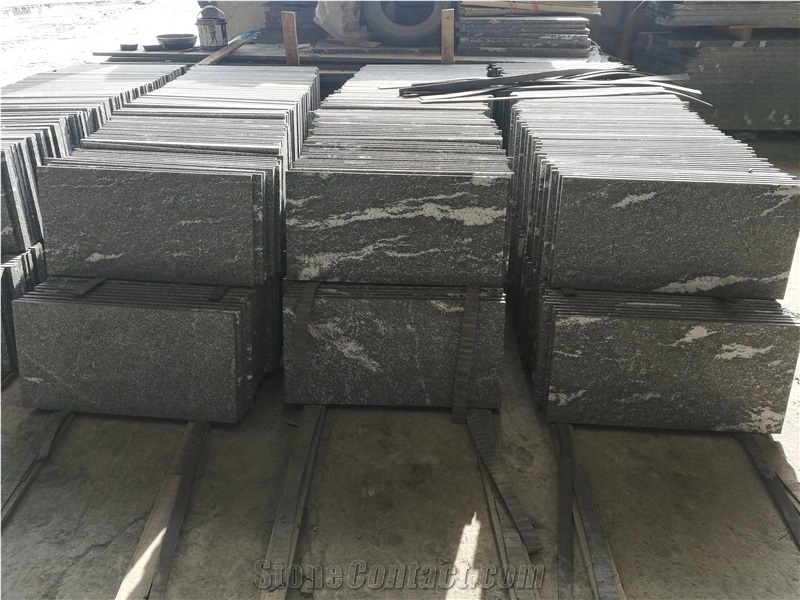 Snow Grey Granite Slabs Tiles