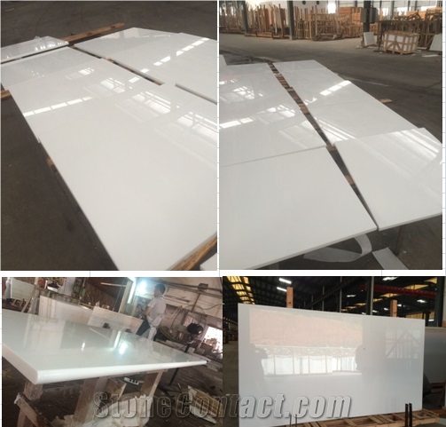 White Artificial Nano Crystallized Glass Stone
