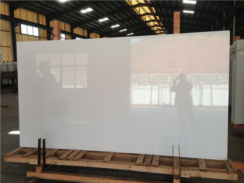 White Artificial Nano Crystallized Glass Stone