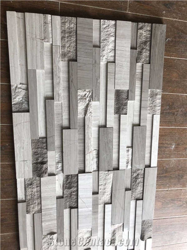 White / Grey Marble Cultured Stone