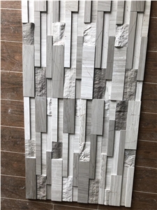 White / Grey Marble Cultured Stone