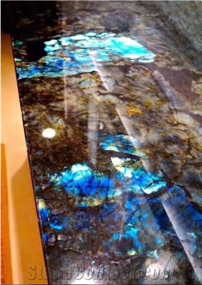 Lemurian Blue Granite Countertop,Blue Stone Table Top