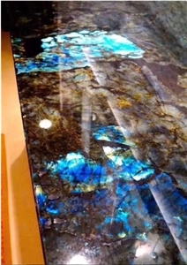 Lemurian Blue Granite Countertop,Blue Stone Table Top