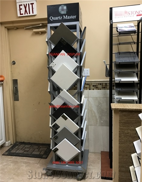 Quartz Waterfall Display Rack For Marble,Granite