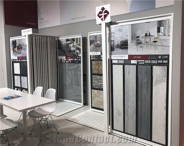 Sliding Display Rack For Ceramic Tile, Porcelain